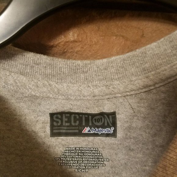 Texas Longhorns Shirt SMALL Gray Hook Em Horns B3 - Picture 3 of 4